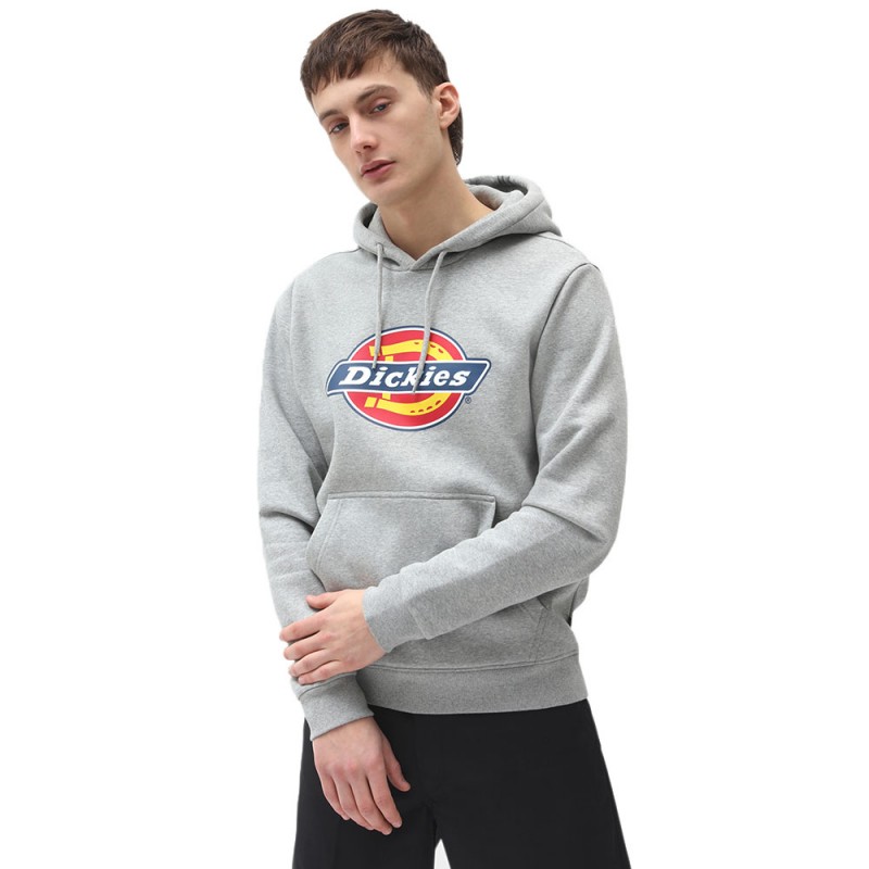 Dickies Felpa Con Cappuccio Logo Grigio Uomo Acquista online su