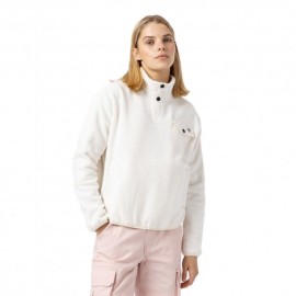 Dickies Felpa In Pile Bianco Donna