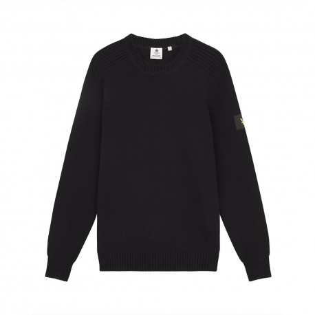 Lyle & Scott Maglione Girocollo Logo Nero Uomo