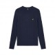 Lyle & Scott Maglione Treccia Blu Uomo