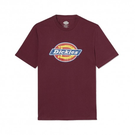 Dickies T-Shirt Logo Bordeaux Uomo