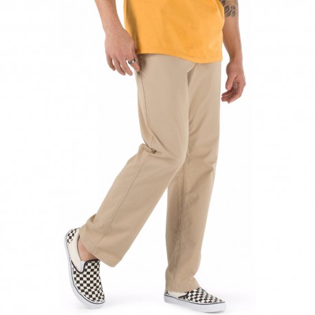 Vans Pantaloni Skate Elastico Beige Uomo