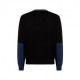 Sun 68 Maglione Girocollo Big Logo Nero Uomo