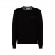 Sun 68 Maglione Girocollo Big Logo Nero Uomo