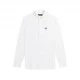 Fred Perry Camicia Manica Lunga Bianco Uomo