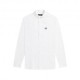 Fred Perry Camicia Manica Lunga Bianco Uomo