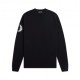 Fred Perry Maglione Nero Uomo