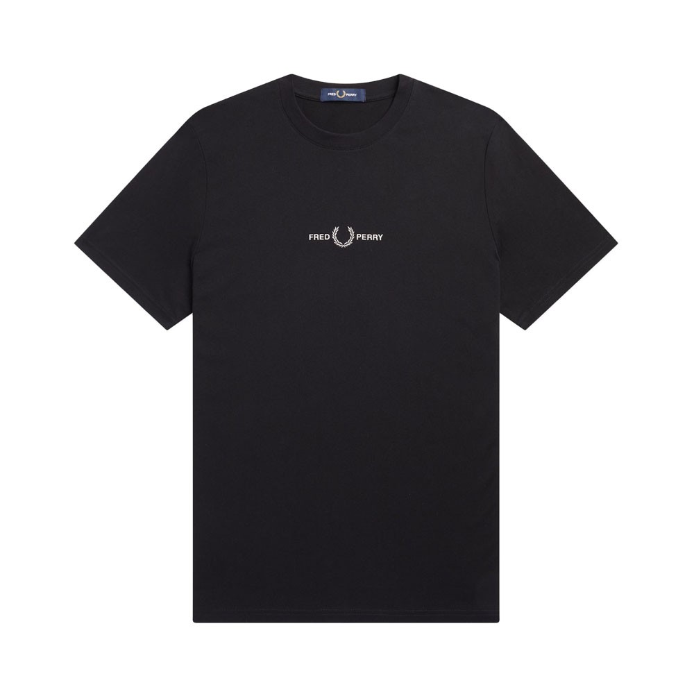 Image of Fred Perry T-Shirt Logo Nero Uomo M