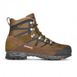 Aku Trekker Pro Gore-Tex Verde Marrone - Pedule Trekking Uomo