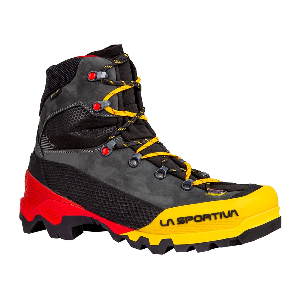 La Sportiva Aequilibrium Lt Nero Giallo - Scarponi Alpinismo Uomo EUR 42,5