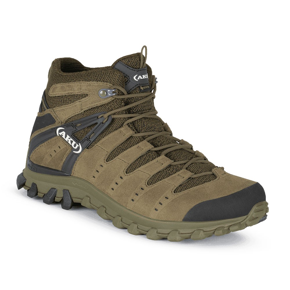 Aku Alterra Lite Mid Gore-Tex Camo Verde Nero - Pedule Trekking Uomo EUR 46 / UK 11