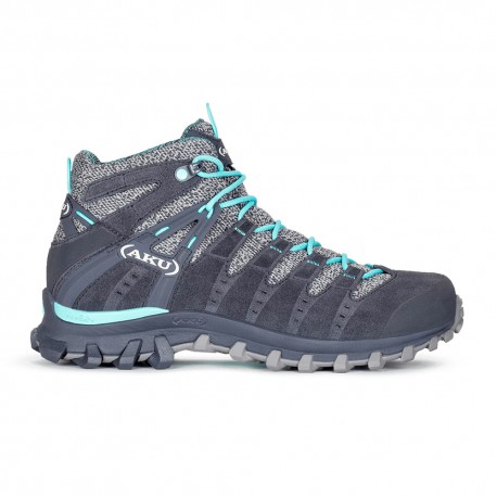 Aku Alterra Lite Mid Gore-Tex Antracte Azzurro - Pedule Trekking Donna