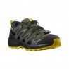 Salomon Xa Pro V8 Cswp Olive Night Nero Sulphur - Scarpe Trekking Bambino