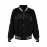 Starter Giacca Varsity Big Logo Nero Uomo