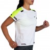 Brooks Maglia Running Run Visible Bianco Nightlife Donna