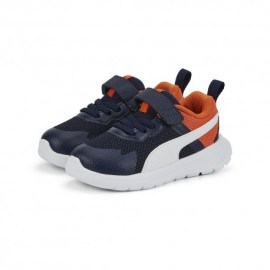 Puma Mesh Tdv Blu Arancio - Sneakers Bambino