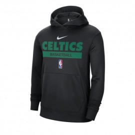 Nike Felpa Nba Celtics Spotlight Nero Verde Uomo