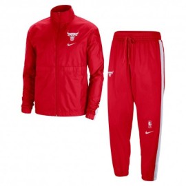 Nike Tuta Nba Chicago Cts Rosso Bianco Uomo