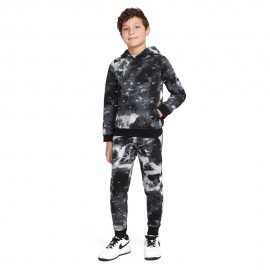Nike Felpa Palestra Con Cappuccio Fantasia Nero Bambino