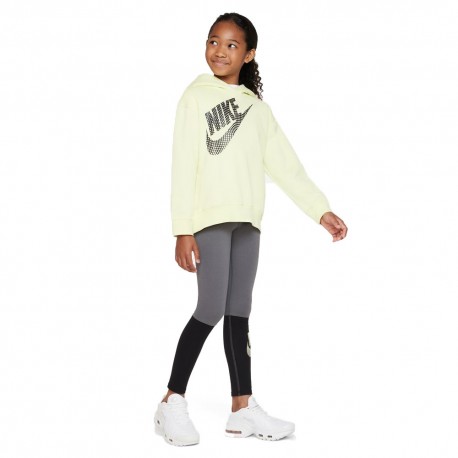 Nike Felpa Palestra Crop Dance Pack Giallo Bambina