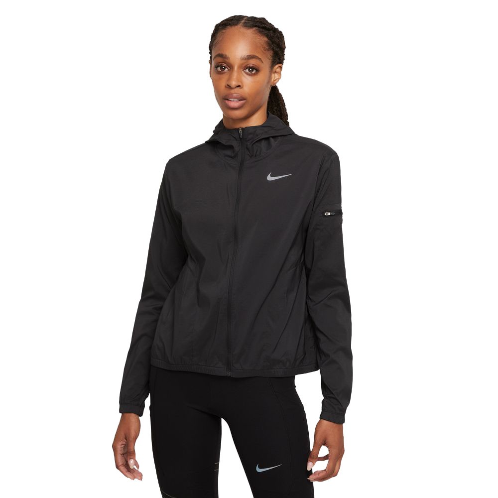 Nike Giacca Running Imp Light Nero Reflective Argento Donna L