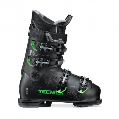 Tecnica Mach Sport Hv 80Gw Nero Verde - Scarponi Da Sci Uomo