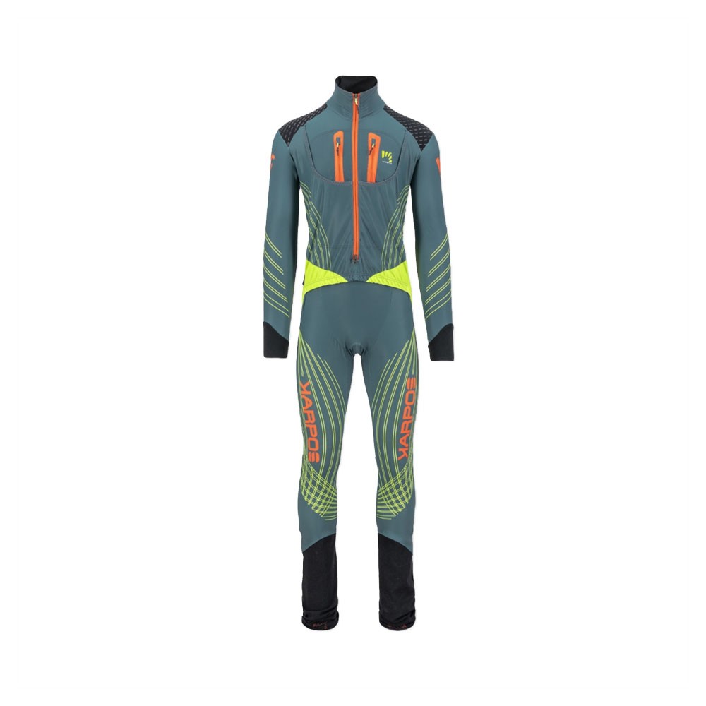 Image of Karpos Tuta Sci Alpinismo Race Nero Lime Verde Uomo XS