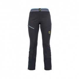 Karpos Pantaloni Sci Alpinismo Grandmont Skimo Nero Blu Atoll Donna