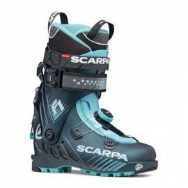 Scarpa F1 Grigio Nero Azzurro Chiaro - Scarponi Sci Alpinismo Donna