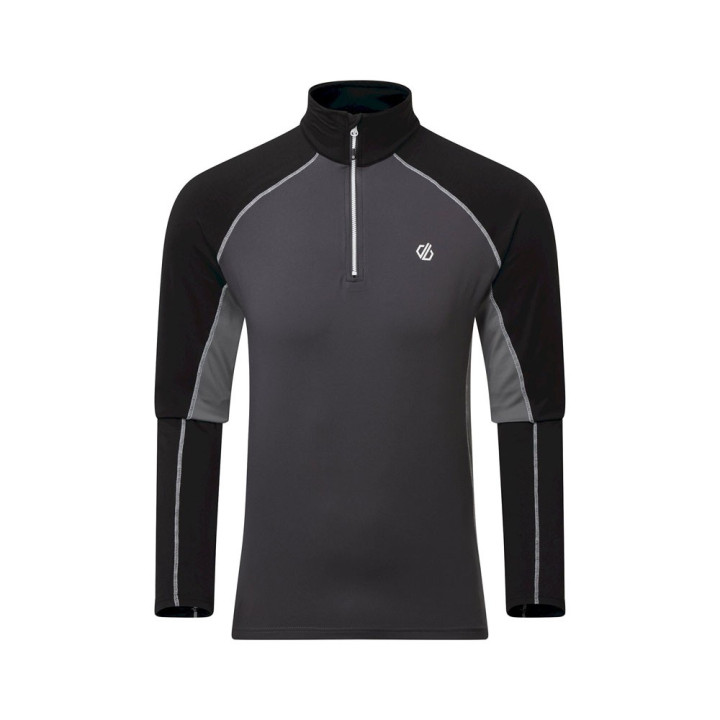 Dare 2B Microfleece Interfused Ii Core Stretch Ebony Grigio Nero Uomo