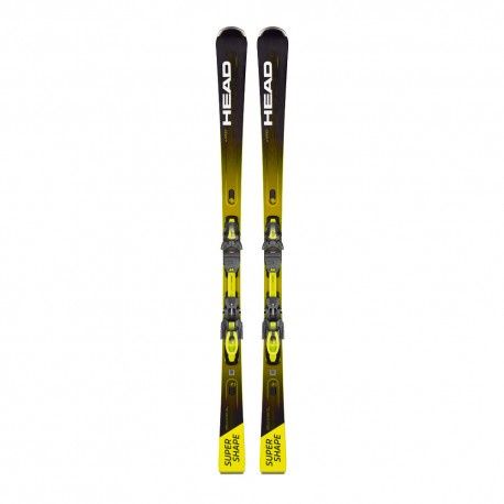 Head Supershape E-Speed+Pr12 Gw Nero Giallo - Sci Uomo