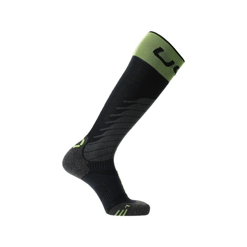 Uyn Calze Sci One Merino Nero Lime Uomo 42/44