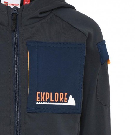 Junior Deck Full Zip Hoodie - Felpa con Cappuccio Bambini