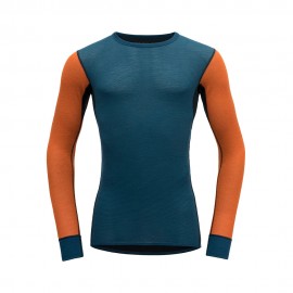 Devold Maglia Trekking Wool Mesh 190 Flame Uomo