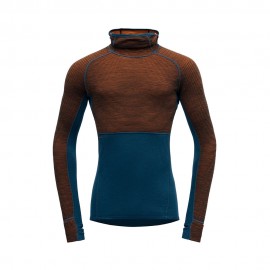 Devold Maglia Trekking Tuvegga Merino Hoodie Ink Uomo