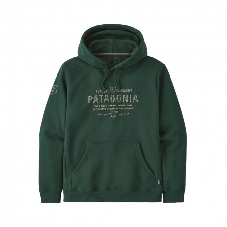 Patagonia Felpa Trekking Forge Mark Uprisal Hoody Pinyon Verde Uomo