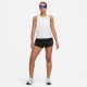 Nike Canotta Running Df Race Bianco Reflective Argento Donna