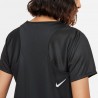 Nike Maglia Running Mezze Maniche Df Race Nero Reflective Argento Donna