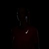 Nike Maglia Running Mezze Maniche Df Race Rosasilce Reflective Argento Donna