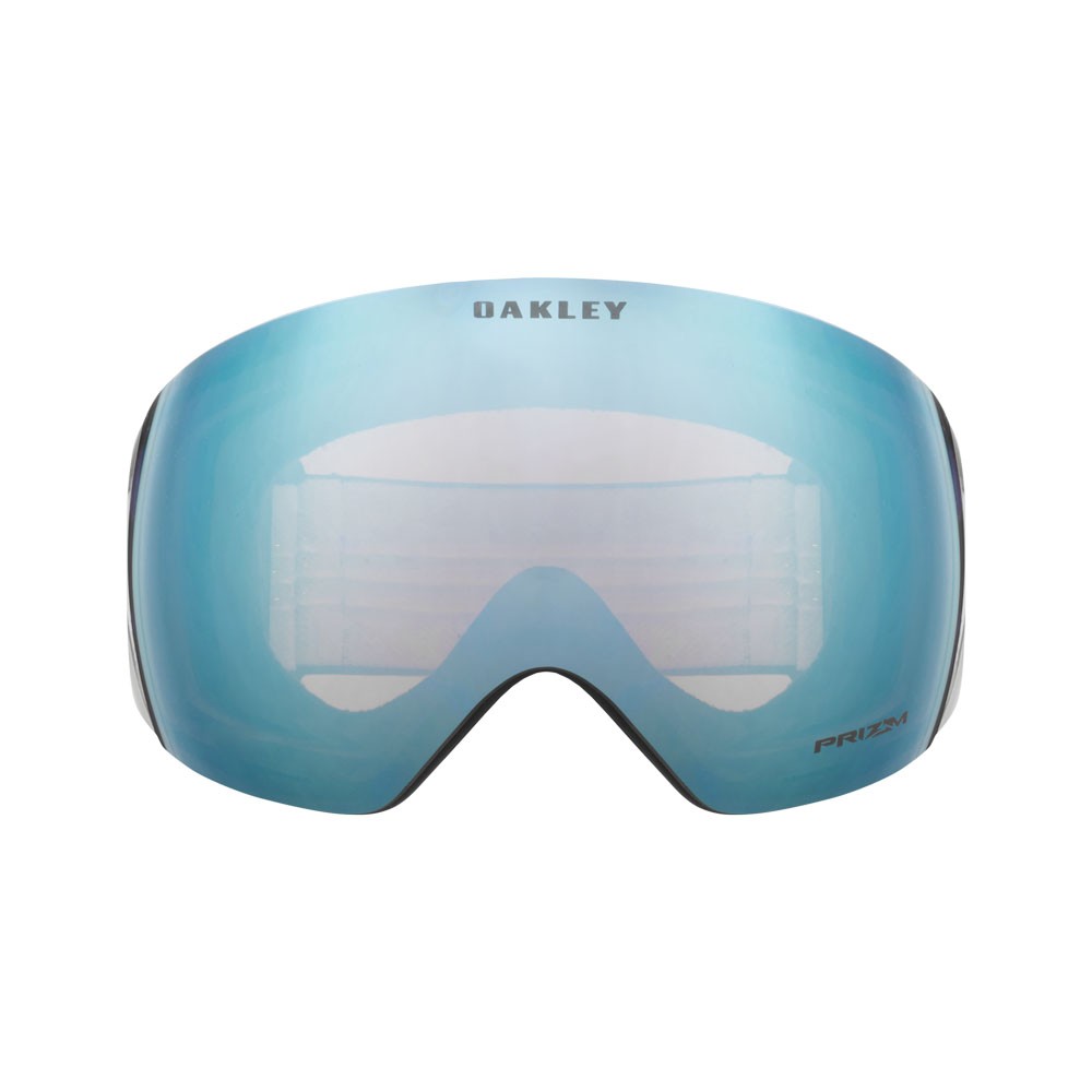 Oakley Maschera Sci Flight Deck Opaco Nero Prizm Sapphire Irid TU