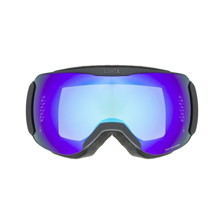 Uvex Maschera Sci Downhill 2100 Cv Nero Matt Mirror Blue