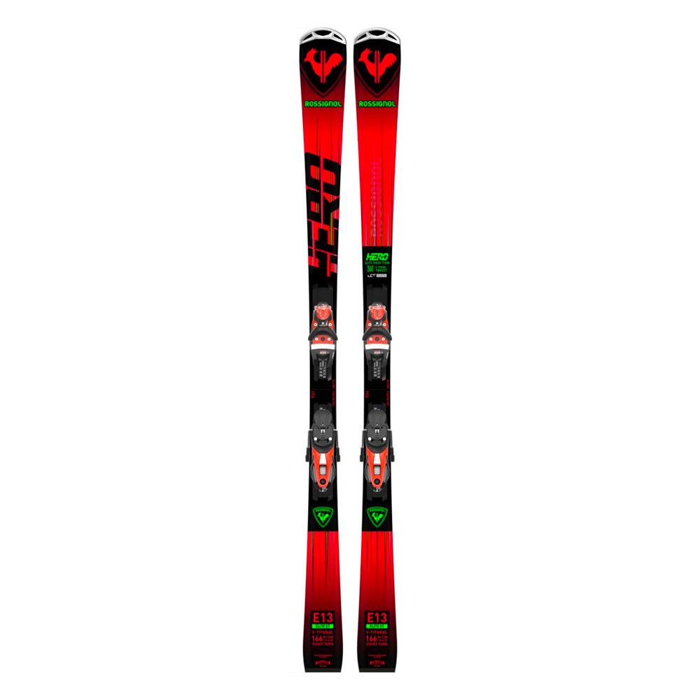 Rossignol Hero Elite St Ti con attaccp Nx12 Konect Gw Nero Rosso - Sci Alpino Uomo 167 cm