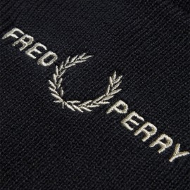 Fred Perry Berretto Logo Nero Uomo