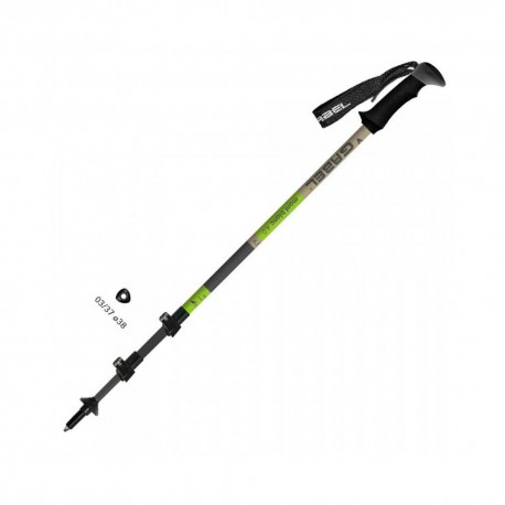 Gabel Bastoncini Trekking Telescopici Mont Blanc 4.0 Verde