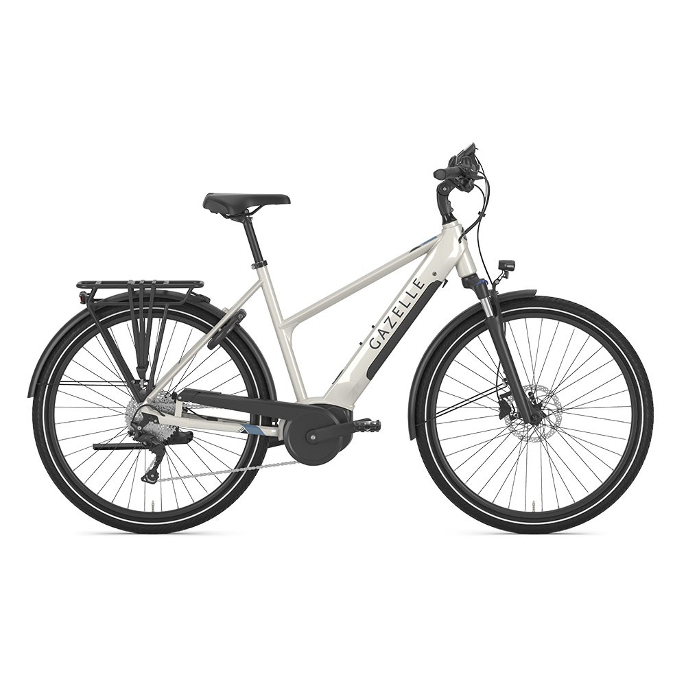 Image of Gazelle Medeo T10 Hmb 500Wh Ivory Lucido - City Bike Elettrica Uomo S
