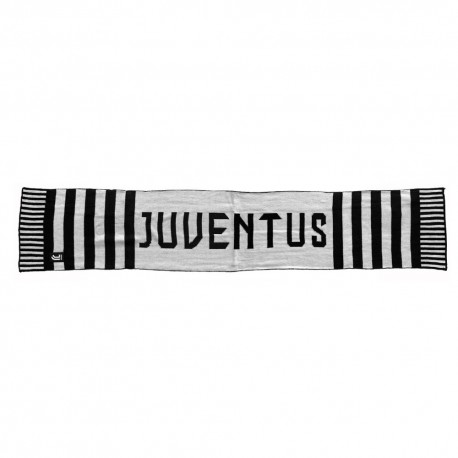 Imma Sciarpa Calcio Juve Logo Nero Bianco Uomo