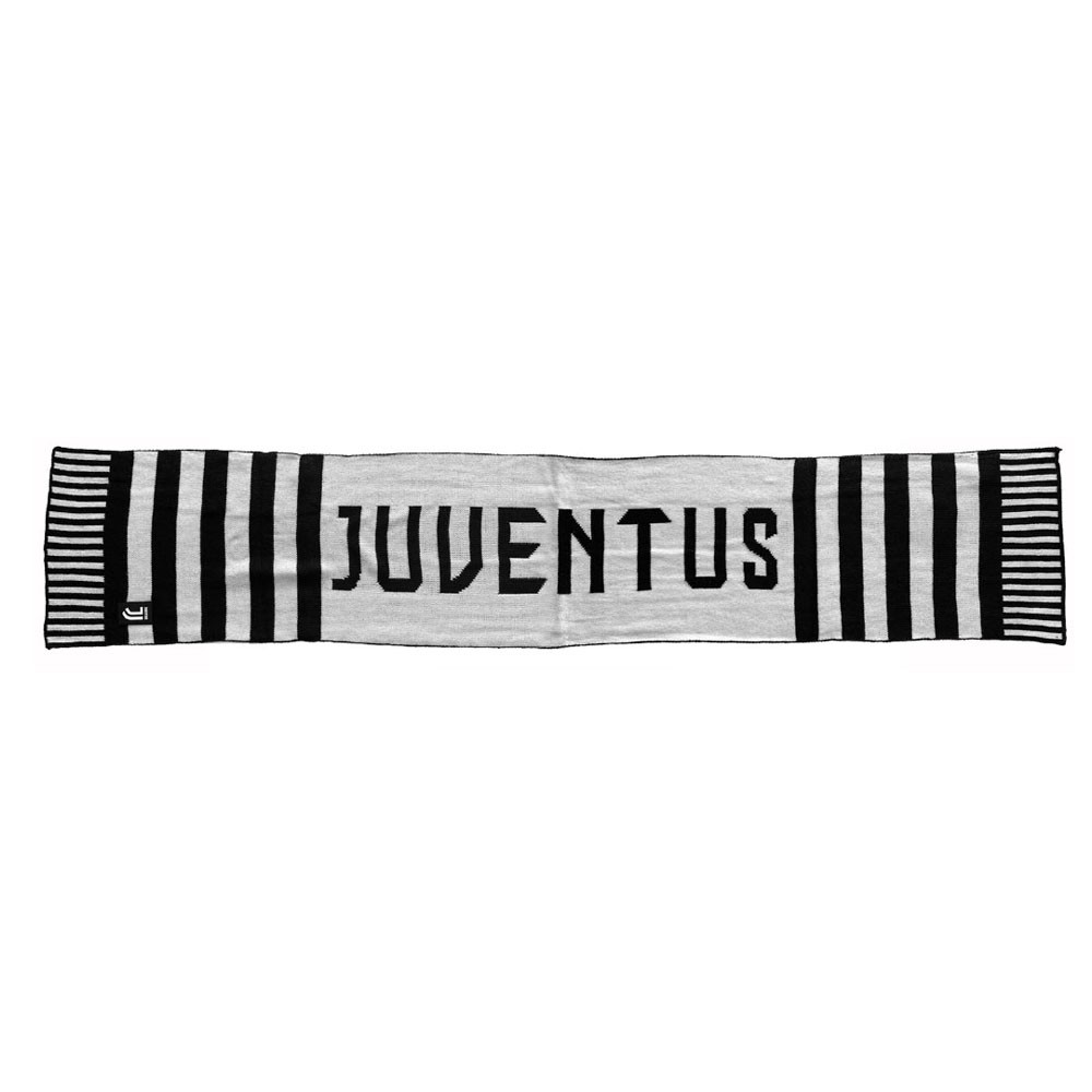 Image of Imma Sciarpa Calcio Juve Logo Nero Bianco Uomo TU