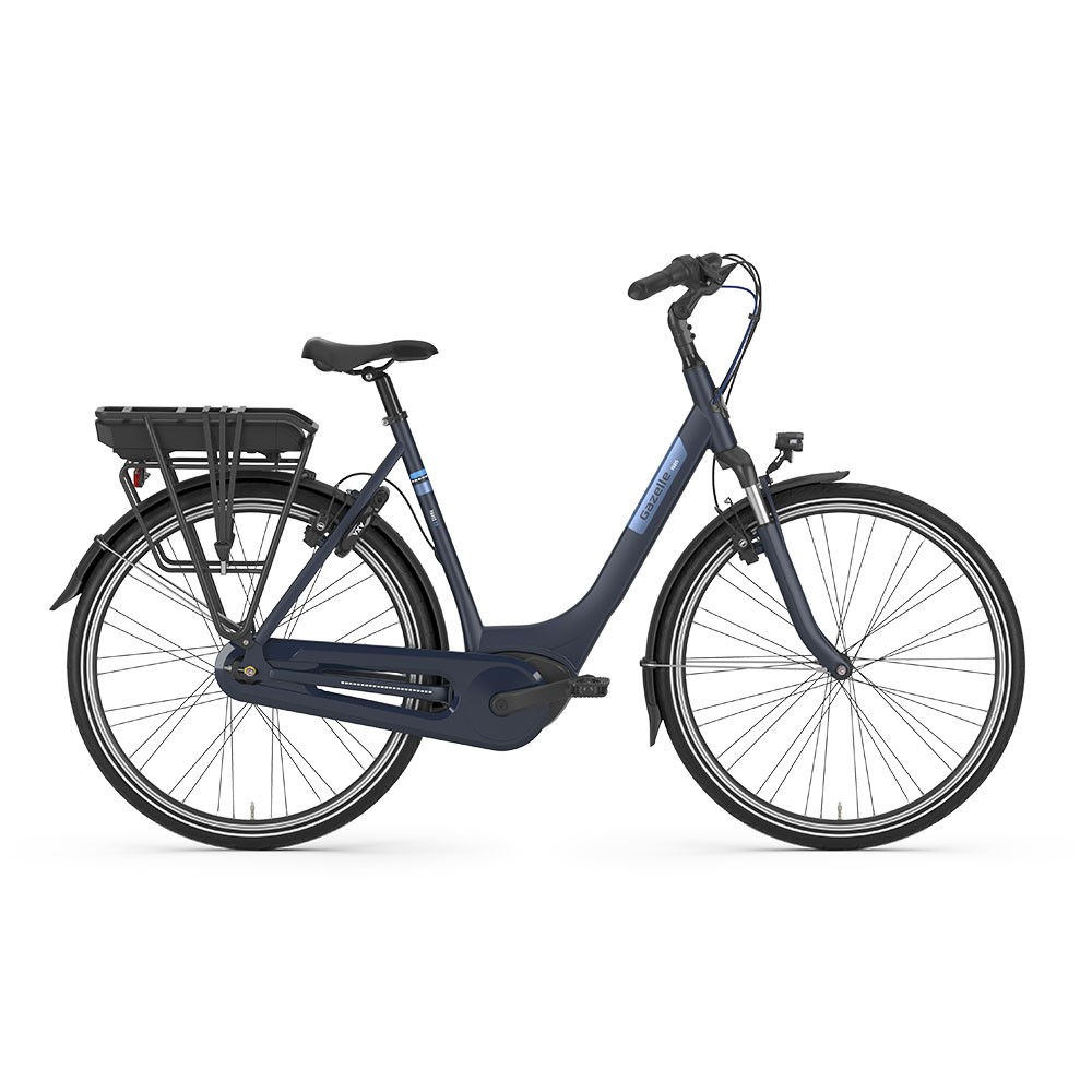 Image of Gazelle C7 Hmb 300Wh Navy Opaco - City Bike Elettrica Uomo S