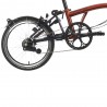 Brompton Folding C-Line Explore 6V S Flame Lacque - Bicicletta Pieghevole Uomo