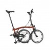 Brompton Folding C-Line Explore 6V S Flame Lacque - Bicicletta Pieghevole Uomo